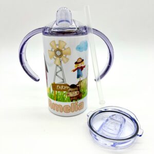 Grow with me Sippy cup - Farm Themed