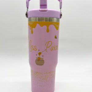 30oz Swing Lid Tumbler - Bee Design