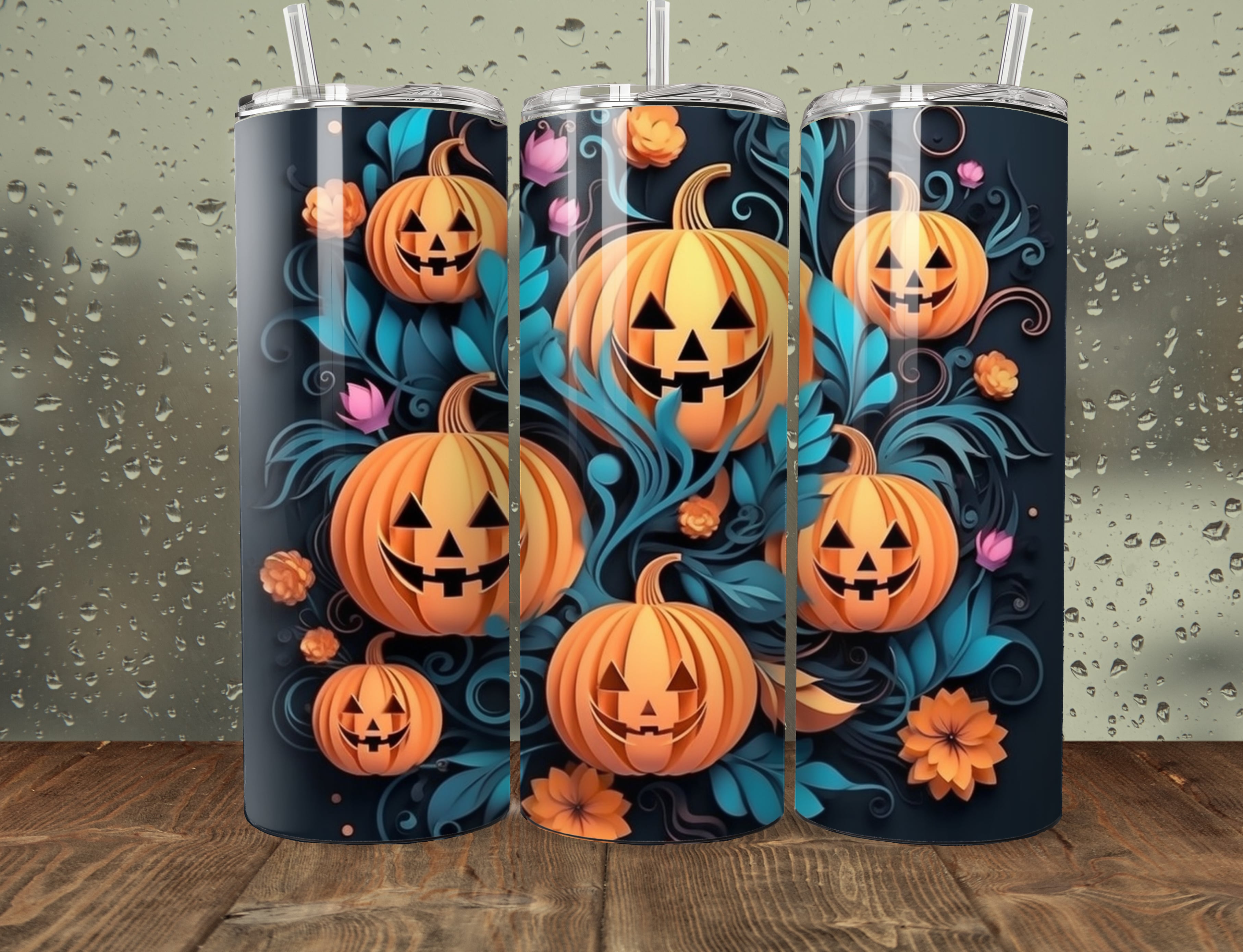 Halloween Pumpkin Tumbler 20oz