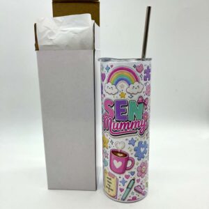 Sen Mummy Tumbler with Lid & Straw